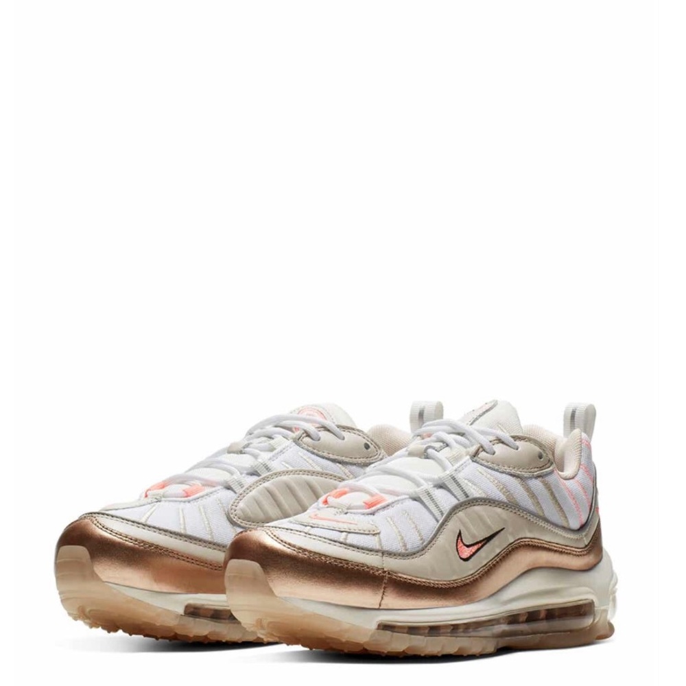 NIKE LAVE FLOW AIR MAX 98 Metallic Sneaker 6w